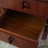 Commode coiffeuse Scandinave teck foncé