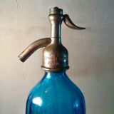 Old siphon blue brasserie Paris