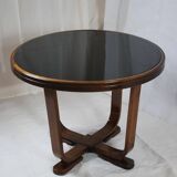 Chair & table low mid-century custom