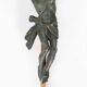 Antique Realistic Wooden Crucifix, France, 1850