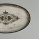 Small tray - silver metal bowl on feet