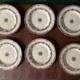 6 old English dessert plates, Wedgwood Bone, Australian model, early 20th century