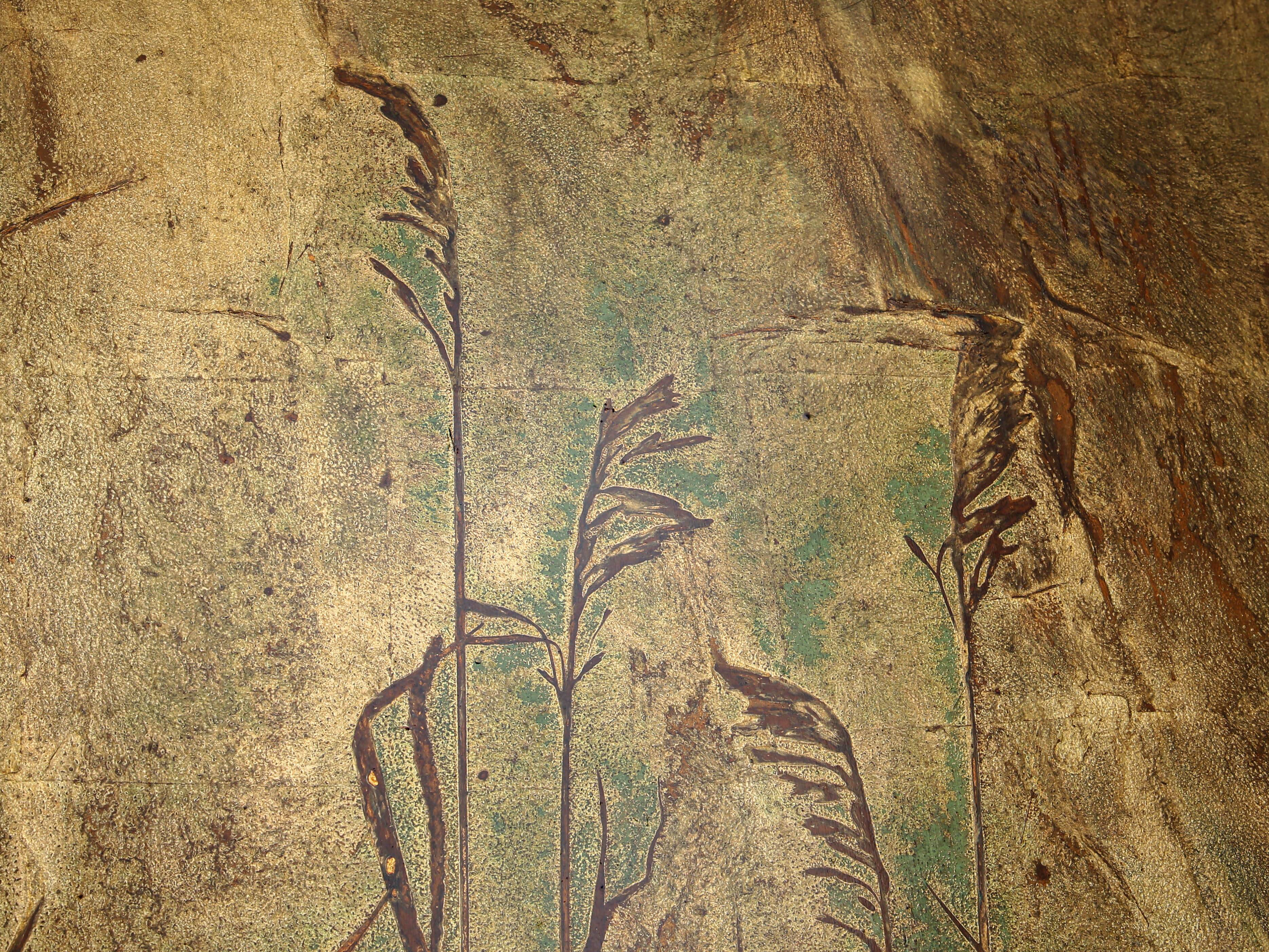 Nicolas Seailles large lacquered panels framed 1978