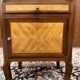 Set of Classic English Nightstand with Books and Marqueterie
