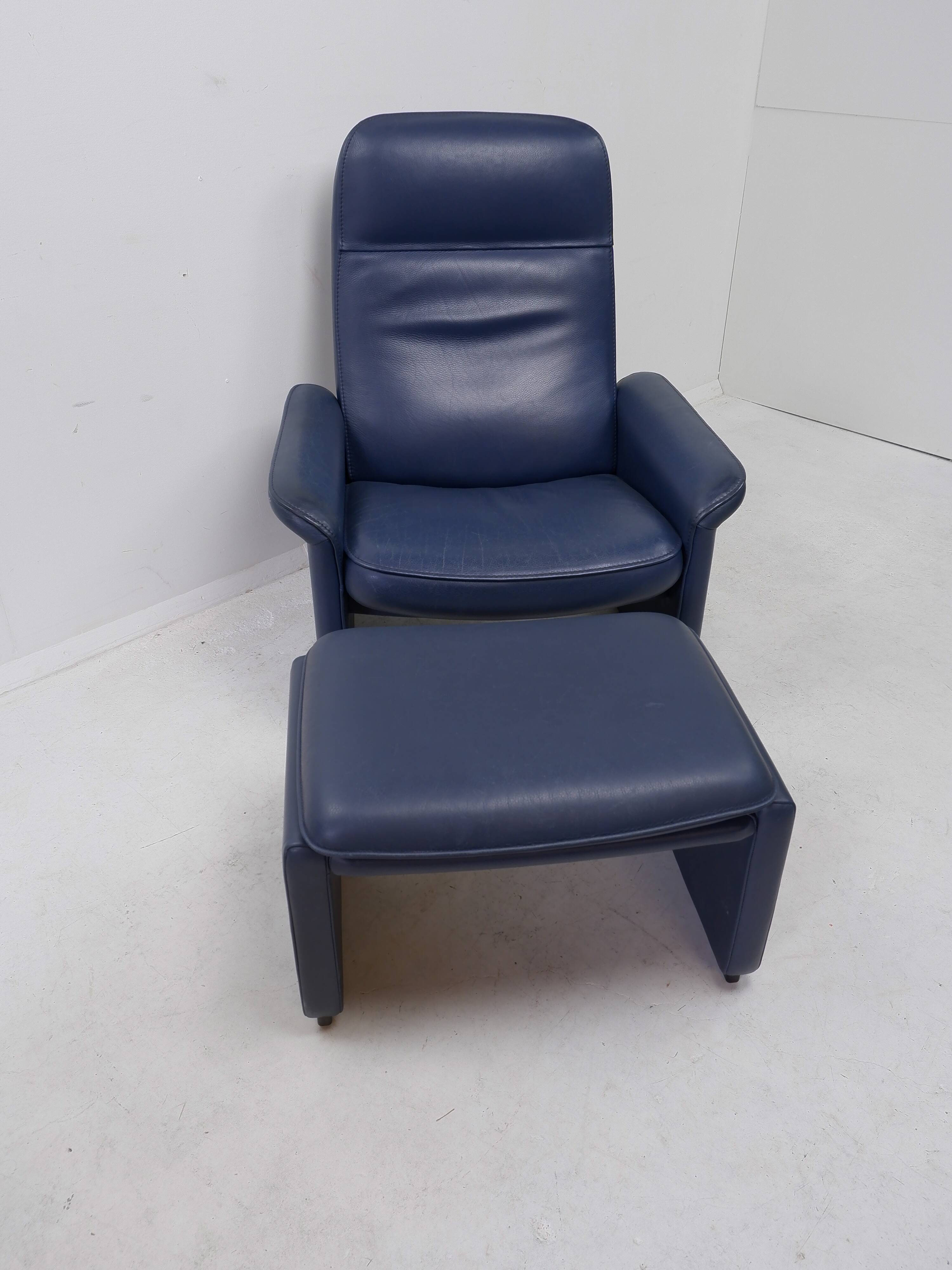 De Sede DS50 lounge chair with footstool
