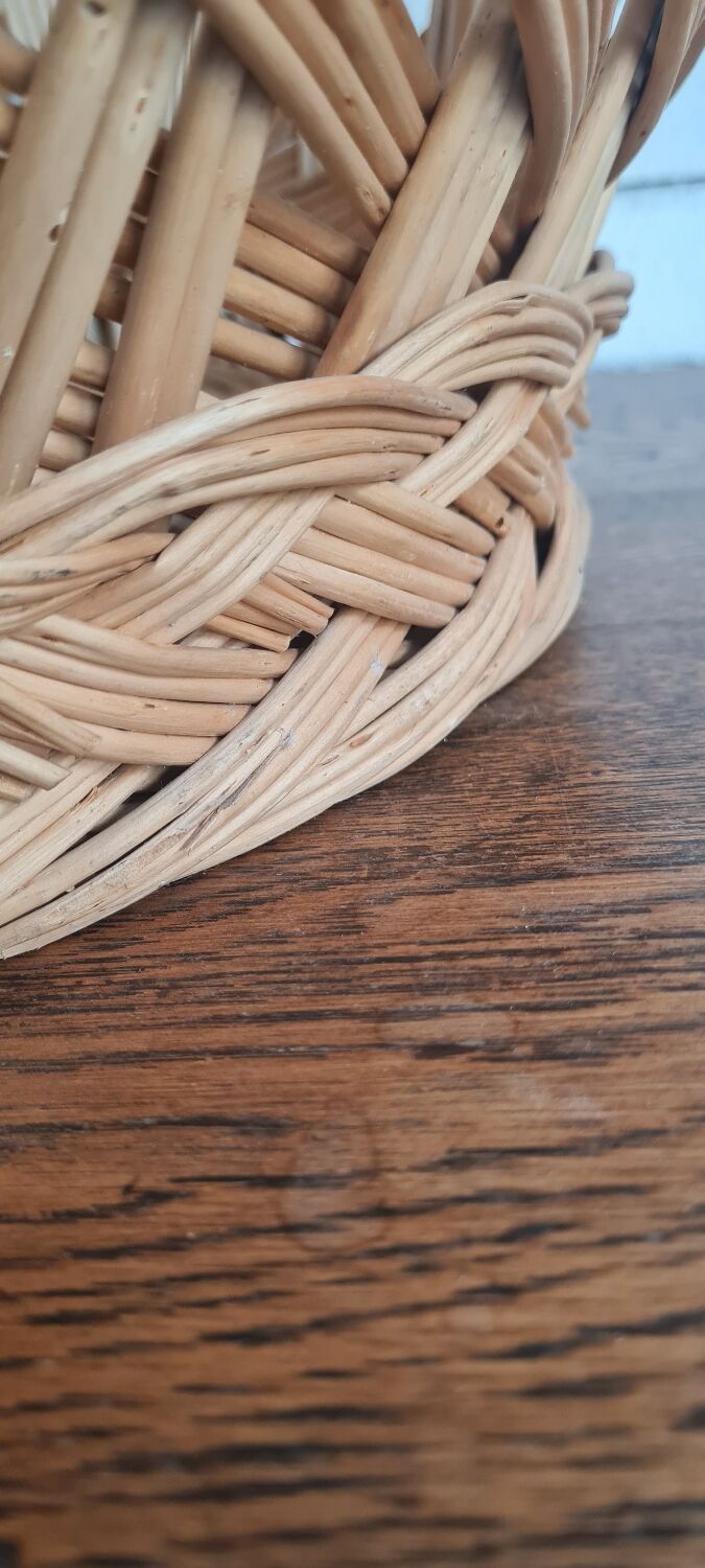 Vintage wicker basket