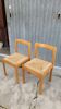 Pair of vintage Italian rope chairs - 1970s
