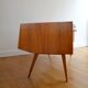 Scandinavian feet compass desk 1960 vintage teak