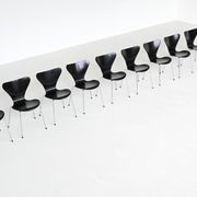 Chaises de salle à manger 'Butterfly' Arne Jacobsen 3107 Fritz Hansen Danemark 1967