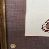 Set of gouache paintings "Actors of Kabuki Theatre".