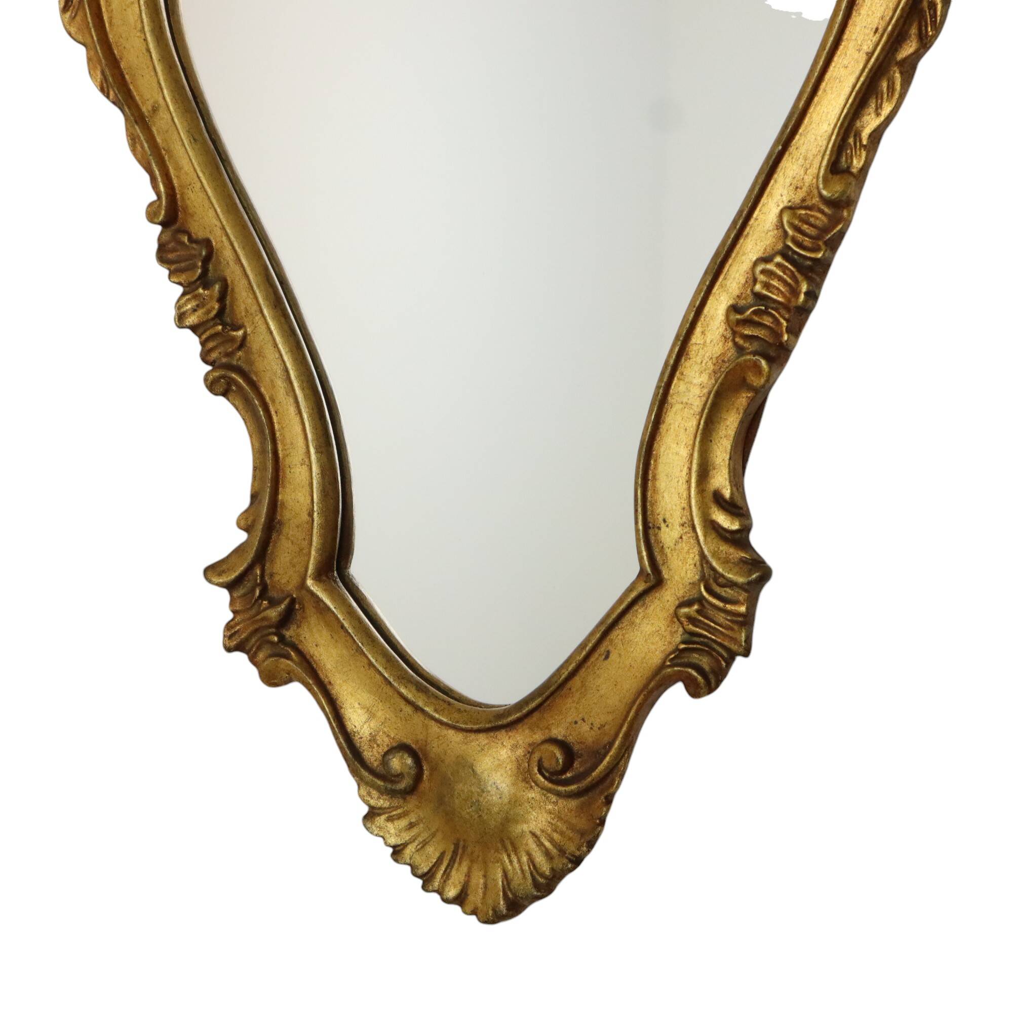 Mid Century Crested Mirror Classic Gold Mirror France