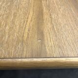 Elegant extendable oak table and black legs, 6/16 covers