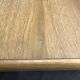 Elegant extendable oak table and black legs, 6/16 covers
