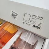 Set of 4 Mikasa colored glass glasses