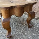 Footrest louis xv walnut late nineteenth