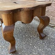 Footrest louis xv walnut late nineteenth