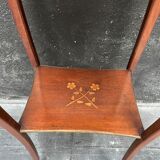 Harness, small old side table.