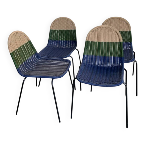 4 chaises de jardin