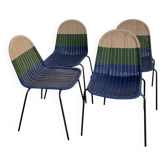 4 chaises de jardin