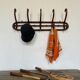 Wall coat rack