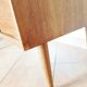 Scandinavian-style verni chene desk / vintage 60s
