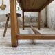Table de ferme chêne doré 160cm