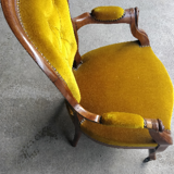 Two "victorien" style chairs