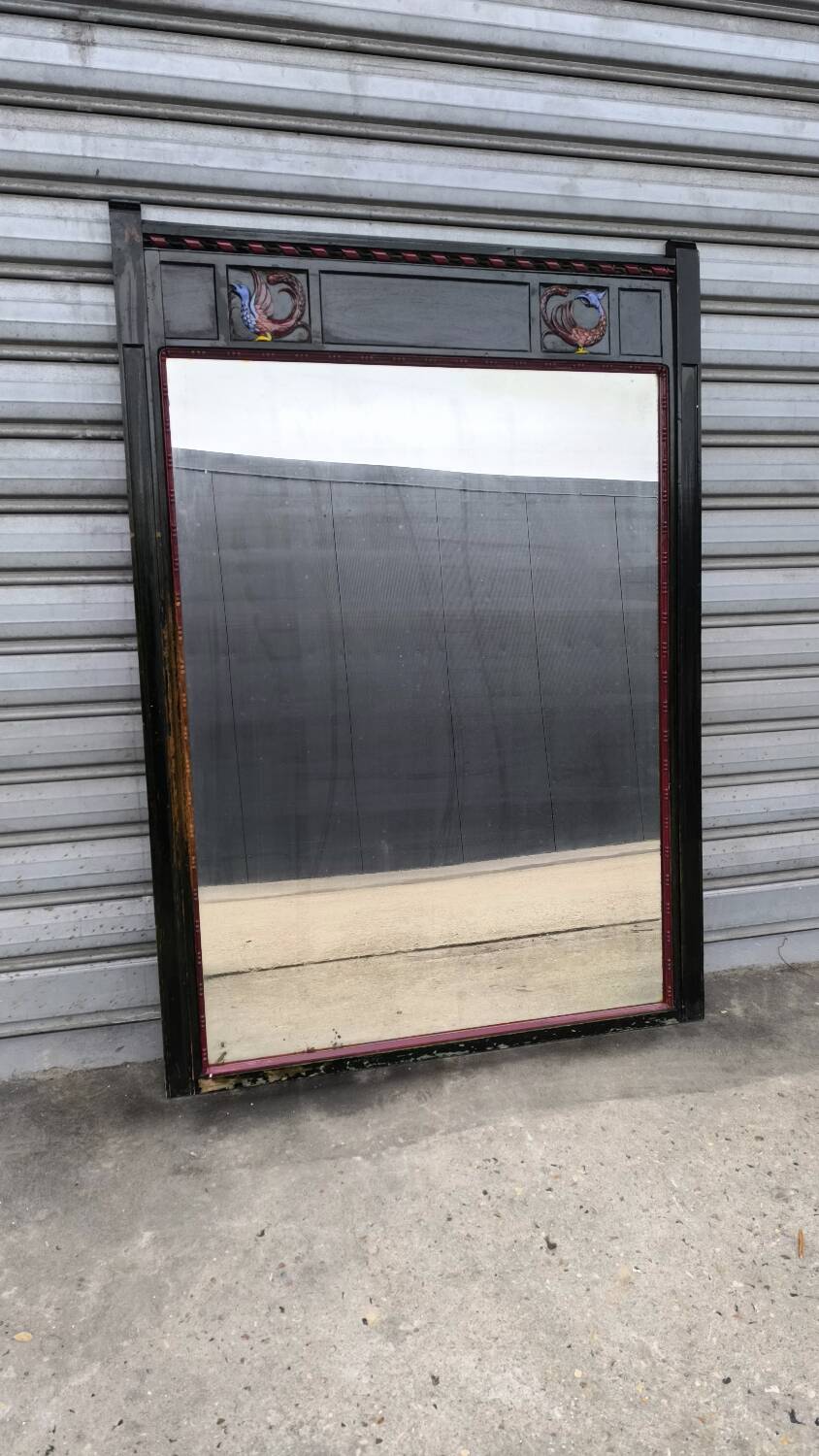 Japanese trumeau mirror, 1950s