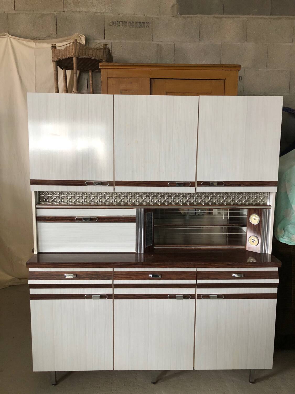 Formica kitchen bar cabinet
