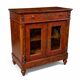 Solid pine display cabinet from the early 20th century, Dutch.