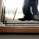 Sscreen-printed mirror 24x34cm