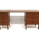 Bureau scandinave en teck, Suède, 1960