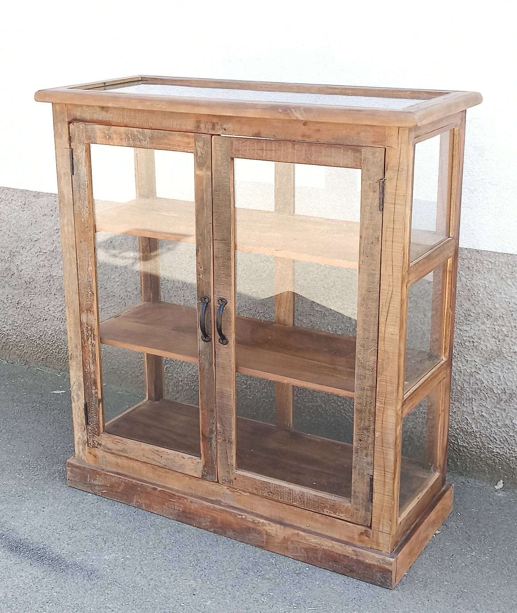 Wooden showcase