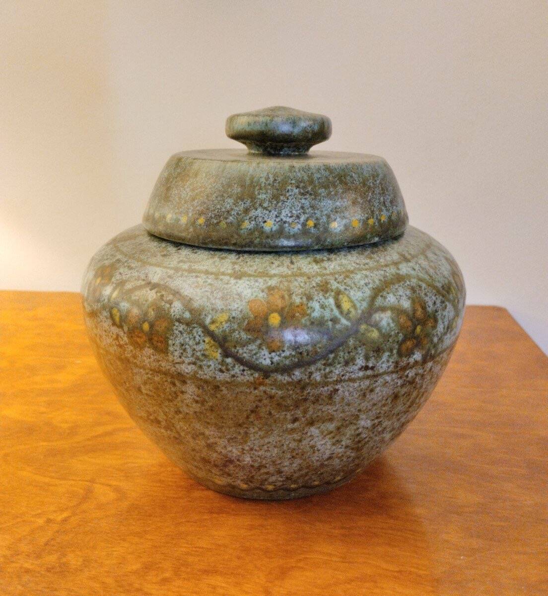 Pot-couvert - Céramique - La Grange Aux Potiers - V. 1950