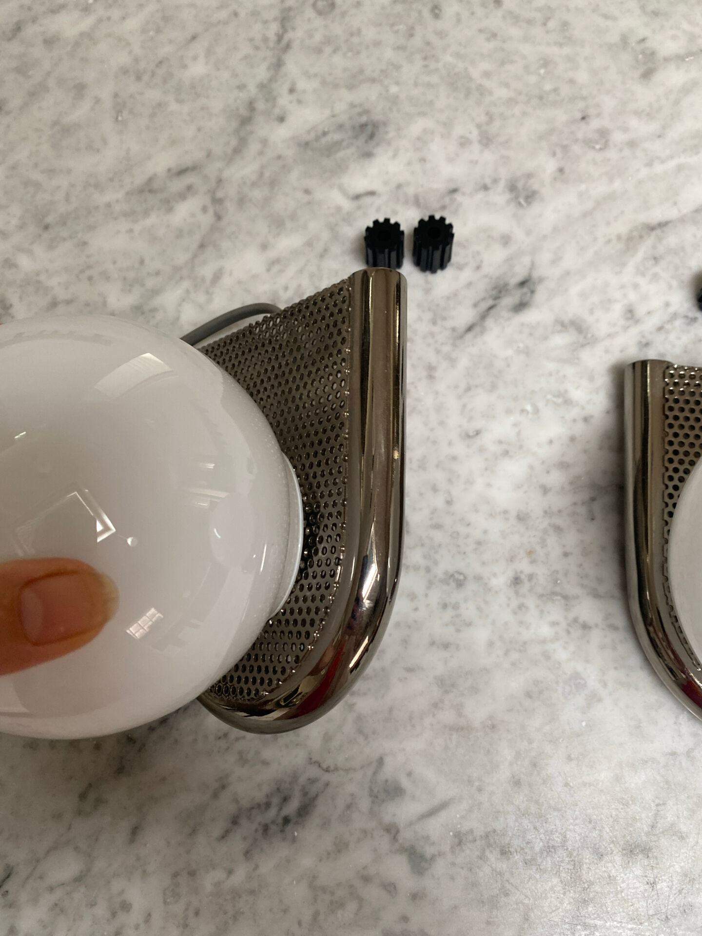Pairs of vintage wall lights