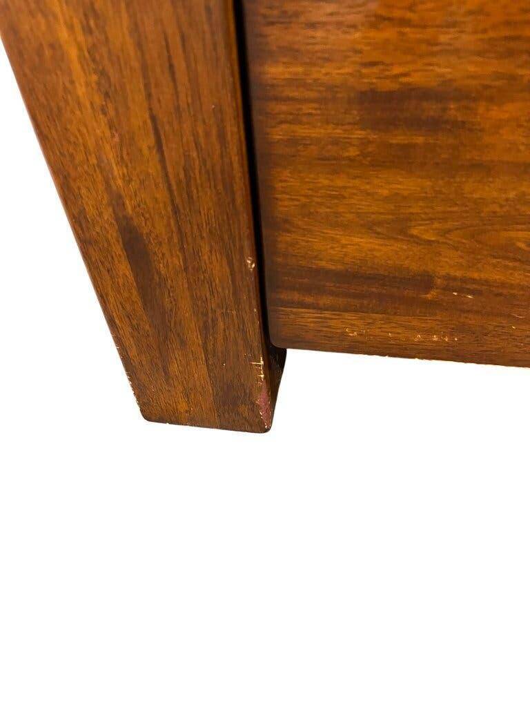 Narrow vintage wooden library / shelf / rack