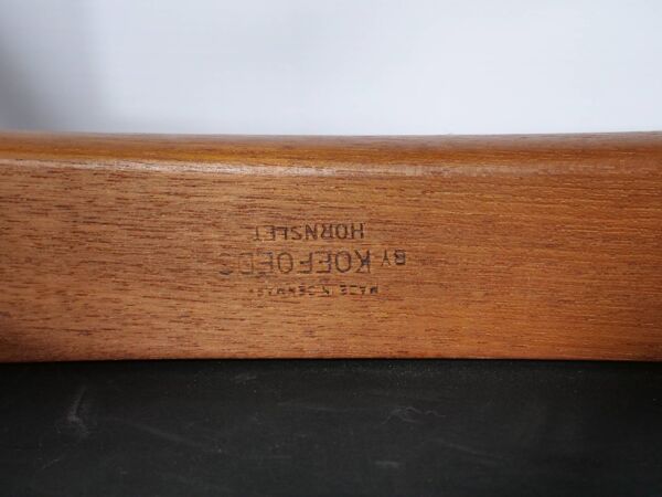 Lot de 6 chaises de salle à manger en teck de design danois des années 1960 par Nils Koefoed – Modèle LIS