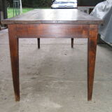 Farm table in massive chene