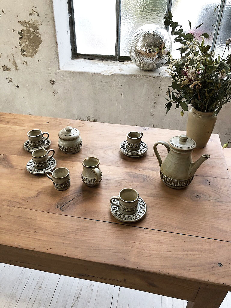 Coffee service - 6 cups Besson Vallauris