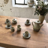 Coffee service - 6 cups Besson Vallauris