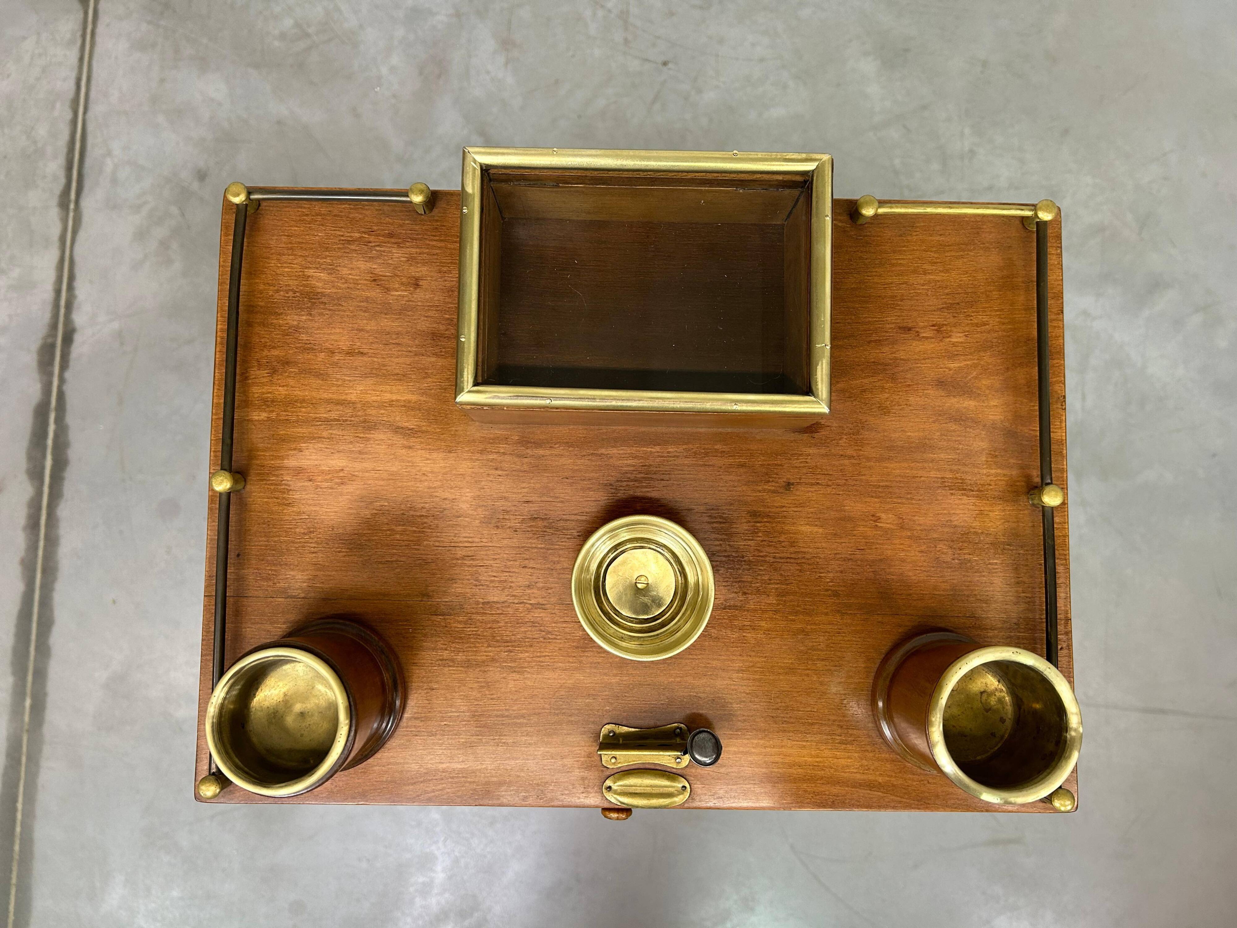 Art Nouveau side table for smokers