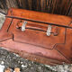 Art deco saddle leather trunk by old england paris