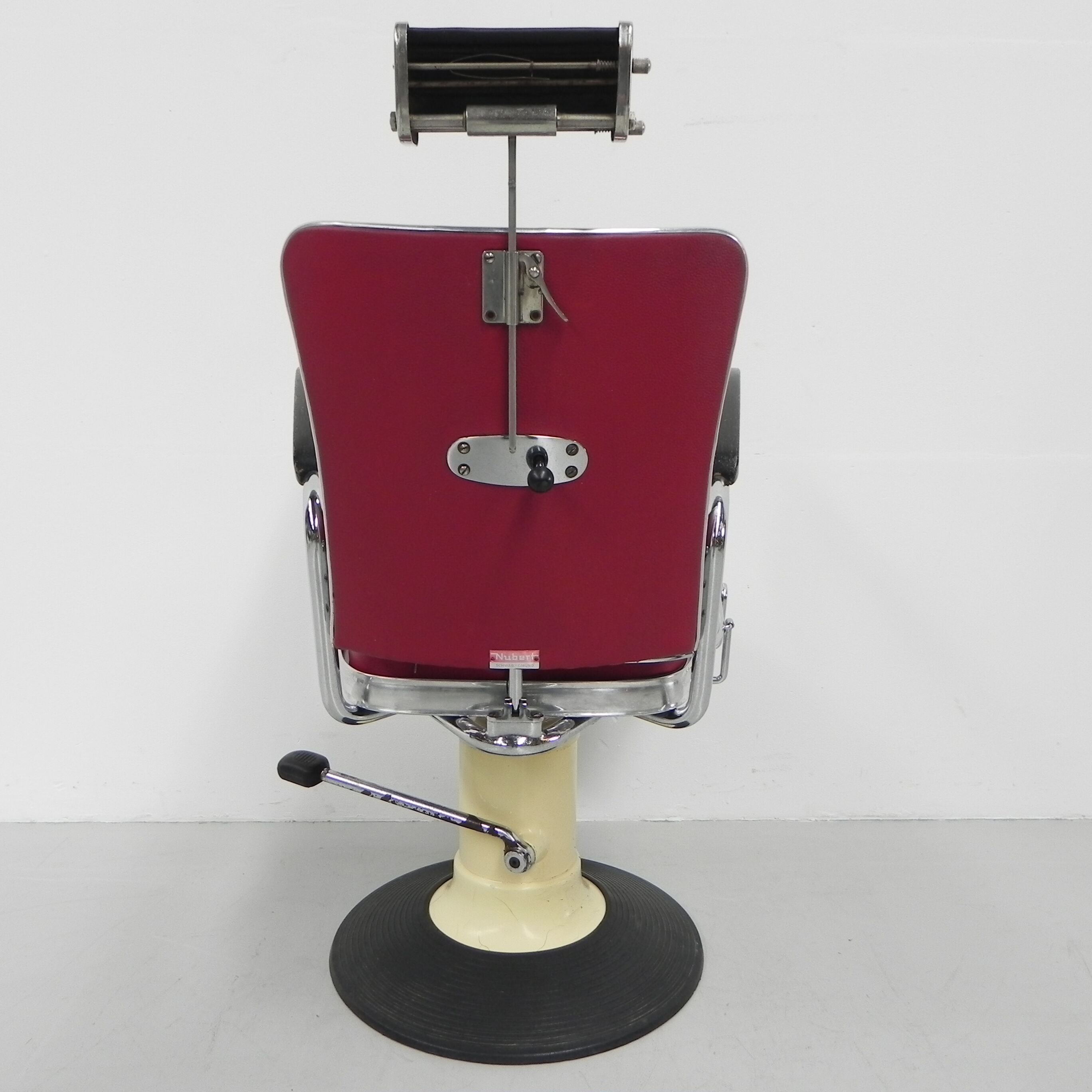 Vintage barber chair, barber chair Nubert