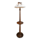 Wooden floor lamp