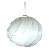 Harvey Guzzini Alicante Large White Acrylic Lamp with Sculptural Shape, 1960s