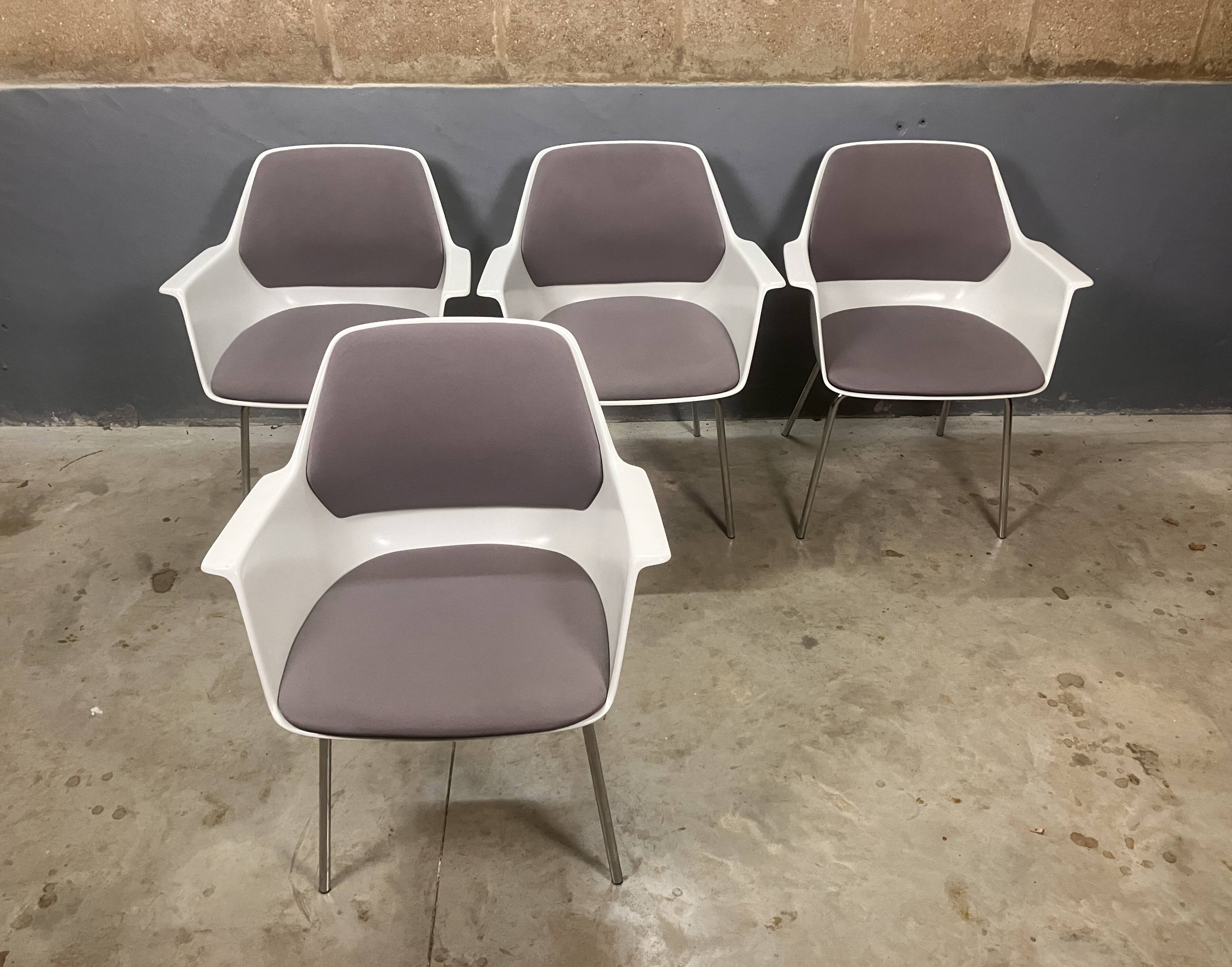 Space Age vintage bucket Chair Georg Leowald Wilkhahn