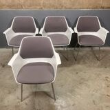 Space Age vintage bucket Chair Georg Leowald Wilkhahn
