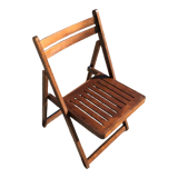 Folding wooden chair