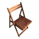 Chaise en bois pliante