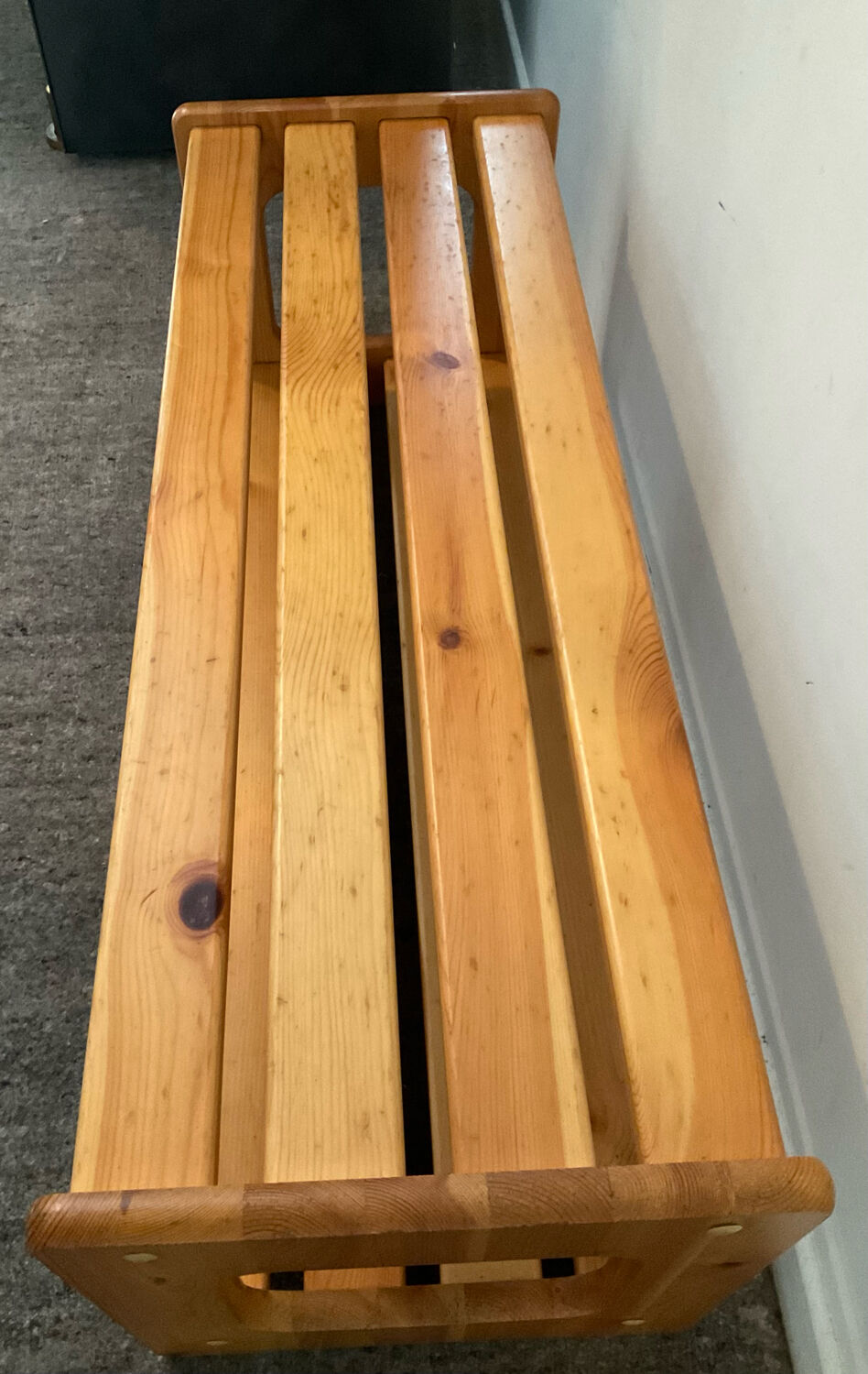 Scandinavian bench in solid pine 70s-80s